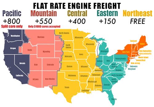 Flat Rate Engine Freight - Rydemore